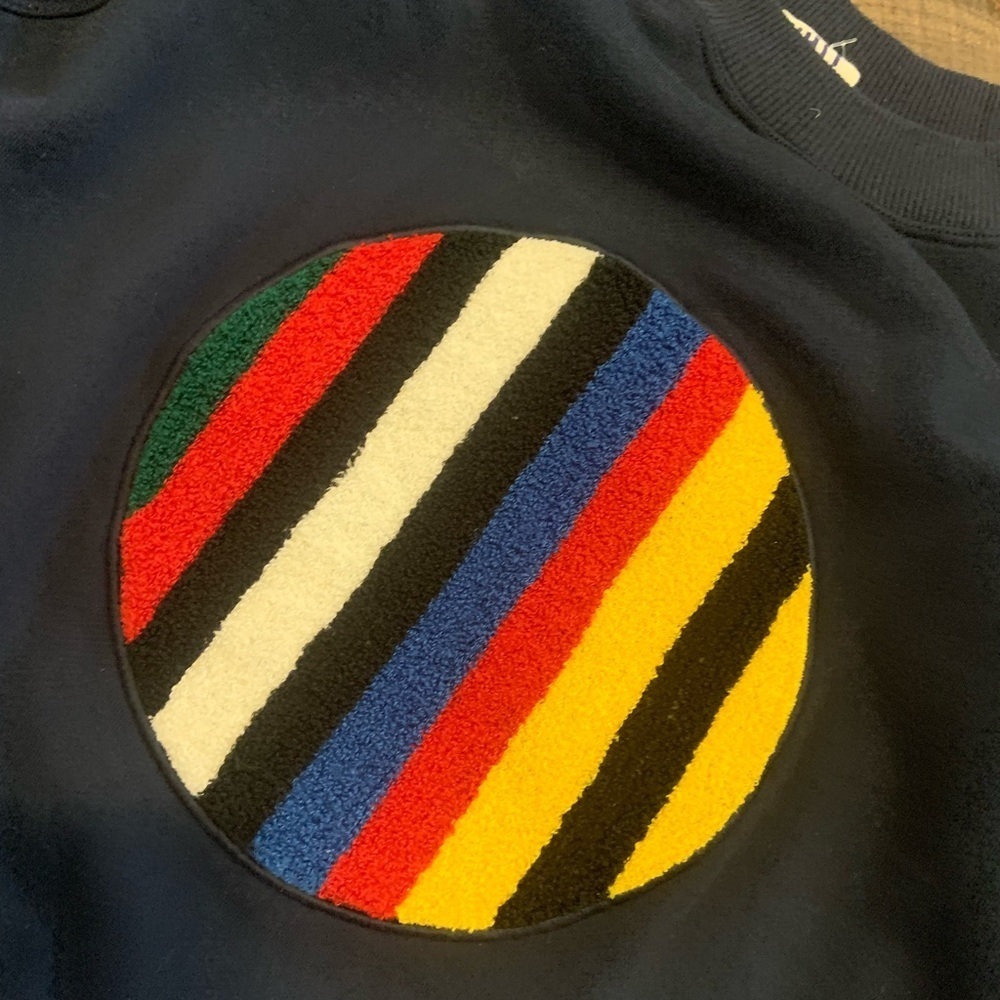 WHIT 2018 fall embroidered sweatshirt S $450 - Picture 3 of 5